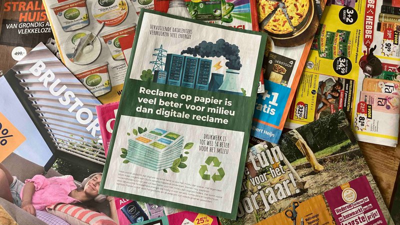 Landelijke campagne Indruk.nu: “Reclame op papier is veel beter voor milieu dan digitale reclame”